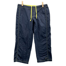 Vintage Nike Track Pants Women's Large Capri Athleisure Training Sportswear 90s