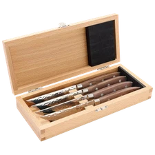 Fabio Viviani 4-Piece Forged Steak Knife Set with Storage Box