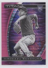 2021 Panini Chronicles Titan Pink Pulsar Prizm Hirokazu Sawamura #23 0ae6