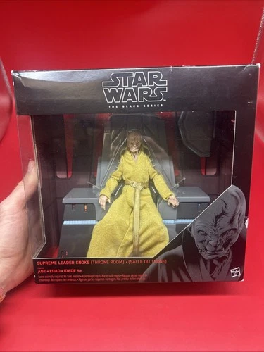 Star Wars Black Series SUPREME LEADER SNOKE Throne Room 6" Figure [Hasbro, 2017]