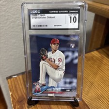 2018 Topps Shohei Ohtani RC Rookie #700 CGC 10 + Mark McGwire CGC 8