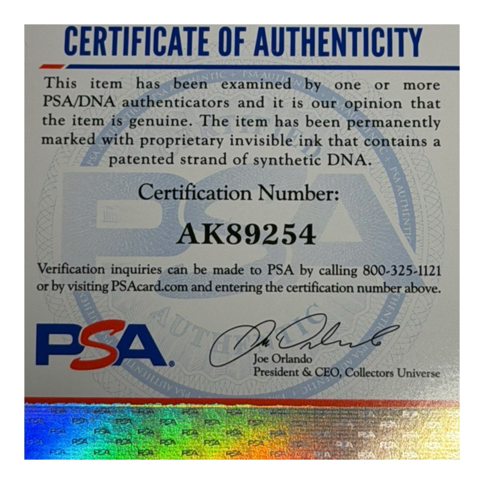 Clayton Kershaw Signed Auto OML Baseball Dodgers PSA DNA Certified view 3