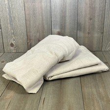 H.VERSAILTEX Linen Curtains 96 Inch Length 2 Panels, Semi Sheer Drapes