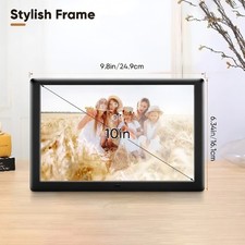 10.1 inch Digital Photo Picture Frame 1280x800 IPS Display with Photo Music Vide
