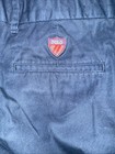 Polo Ralph Lauren Tyler Vintage Pleated Chino Solid Navy Shorts Men Size 35 — photo 3