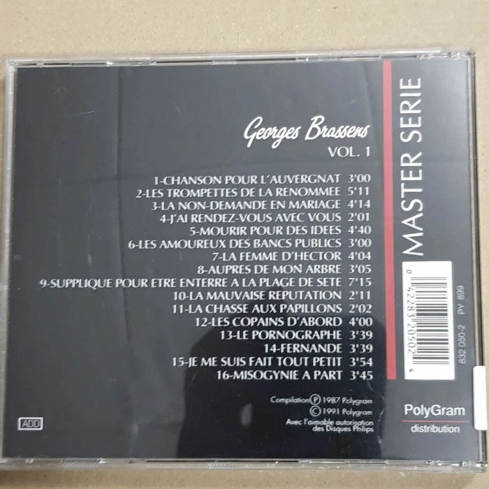 GEORGES BRASSENS Master Serie Vol. 1  NM/EX(CD) - Bild 4 von 4