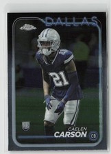 Caelen Carson RC 2024 Topps Chrome Dallas Cowboys #276