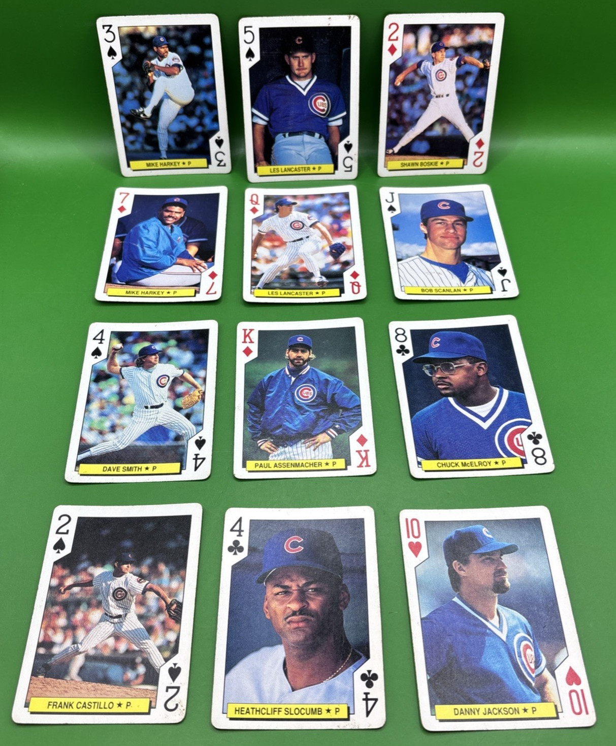 1991 Lot of 44 Chicago Cubs Playing Cards from The U.S. Playing Card Co.