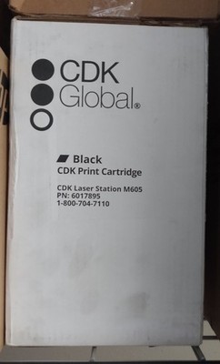 CDK Global Laser Station m605 Black Toner NEW SEALED FAST SHIP