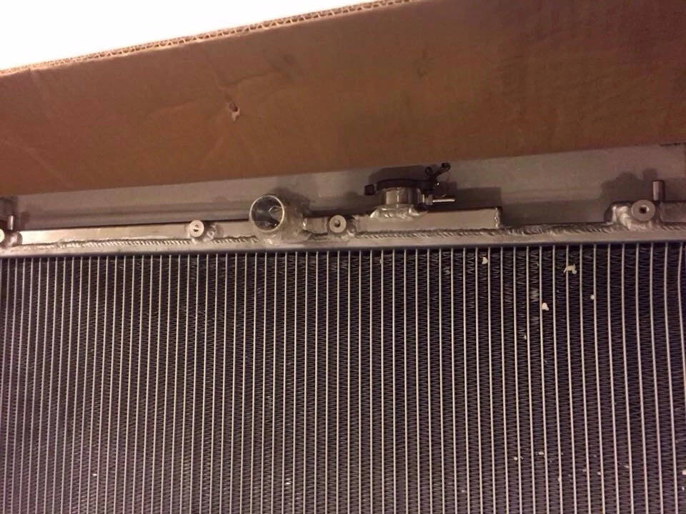 Radiador de aluminio para Honda Accord 1990-1993/1992-1996 Honda Prelude 2,2 L l4 Foto 2 de 4