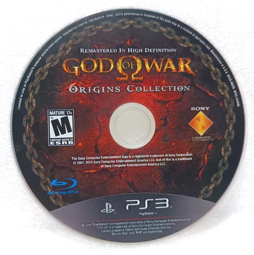 God of War Origins Collection Ps3 Sony PlayStation 3 Disc Only Tested