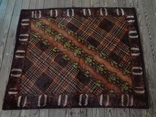 Antique CHASE Heavy Horsehair Sleigh Carriage Buggy Lap Blanket