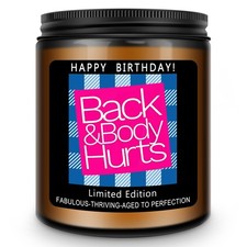 Birthday Gifts for Women Men, Happy Birthday Decoration Candles Gift for Her ...