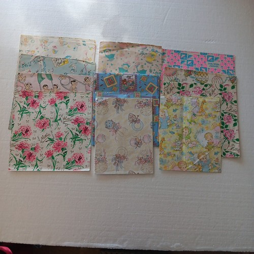 Vintage Wrapping Paper Sheets Baby Shower Mothers Day Various Sizes