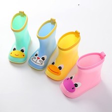 Children's Rain Boots Boys Water Shoes Baby Overshoes