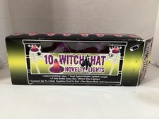10ct Novelty Witch Hat String Lights Halloween