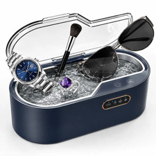 450ml Ultrasonic Jewelry Cleaner Machine with 4 Time Settings 45KHz