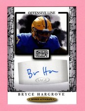 2021 Premier Draft Bryce Hargrove A58 Auto Pittsburgh - FREE Shipping  (FB110)
