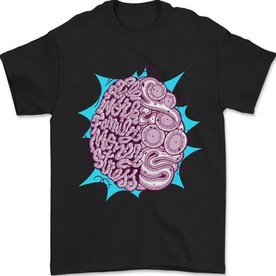Skatepark Brain Skateboarding Skateboard Herren T-Shirt 100% Baumwolle