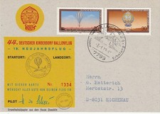 ALLEMAGNE carte maximum ballon POSTAL 2.1.1979 ETAT EXCELLENT