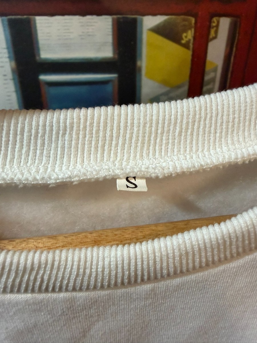 Nike Spiderman White Embroidered Crewneck Sweatshirt Small Marvel View 3