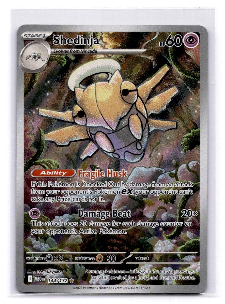 Shedinja ME01: Mega Evolution 144/132 Illustration Rare LP-NM