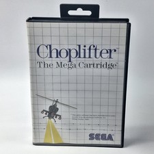 Sega Master System Choplifter Case & Cartridge Only No Manual Untested 