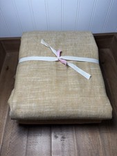 Pottery Barn Emery Linen Blackout Curtain  50  x 108   Golden Wheat