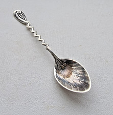 GOHRAM VINTAGE 925 STERLING SILVER SOUVENIR COLLECTIBLE DEMITASSE GW4 SPOON