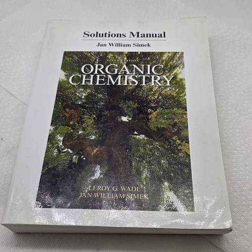Organic Chemistry Solutions Manual Jan William Simek Softcover ...