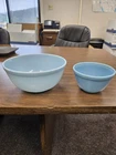Pyrex Delphite Bluebelle Mixing Bowls 401 And 403