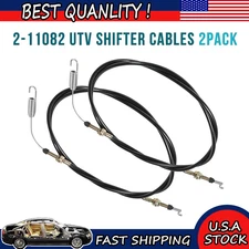 2-11082 Shifter Cables for Chuckwagon Trailwagon American Landmaster LM400 2pcs