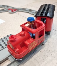 Lego Duplo Eisenbahn Set mit  E-Lok von 10874...Mega Viel Zusatzschienen