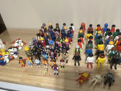 Vintage 1974- 2014 HTF Playmobil 80+ Figures & Accessories RARE HTF