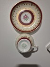 Royal Grafton Tea Cup & Saucer Burgundy / Gold pink Rose Bone China  — photo 5