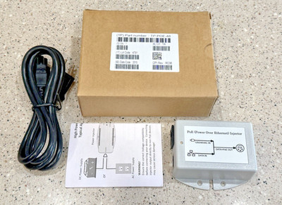 Tycon Power Systems TP-POE-48 48V 24W Passive PoE Injector 10/100 w/Cord *NEW*