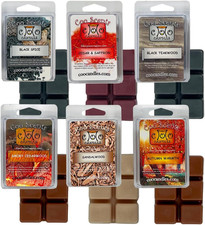 Fall Mix Wax Melts, 6 Pack - USA Made - Wax Cubes for Wax Melt Warmer, Masculine