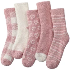 Fuzzy Socks for Women, Winter Soft Fluffy Socks Women, Warm Cozy Sock Home Sl...