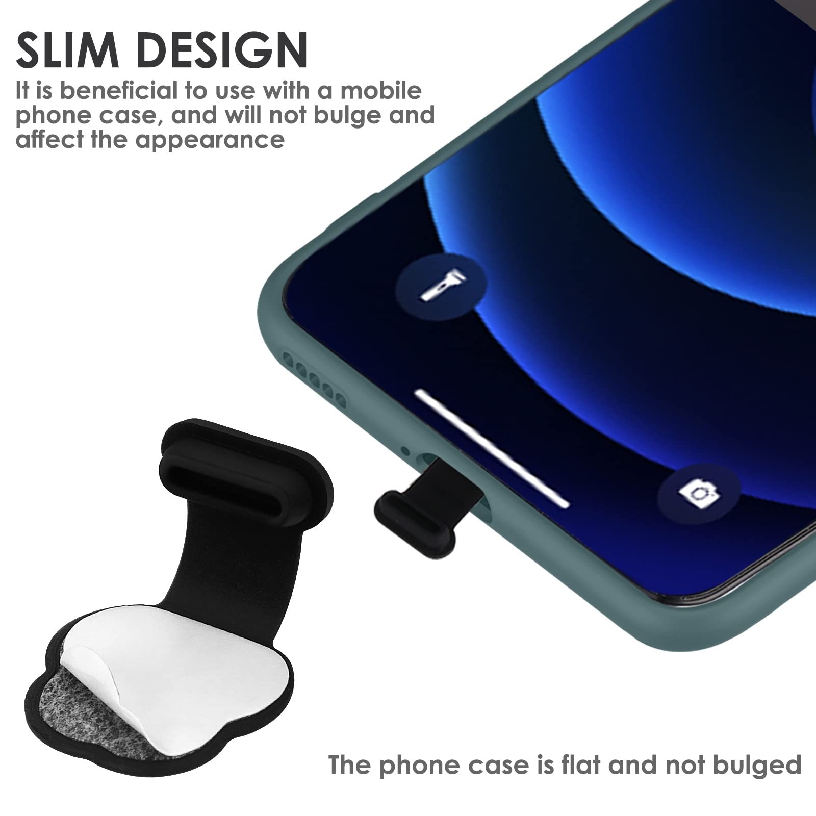 3 Packs USB C Dust Plug for Phone USB Type C Port Silicone Dust Cover Cap Cloud