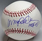 RYNE SANDBERG  AUTOGRAPHED OML BASEBALL CHICAG0 CUBS  HOF 2005  JSA