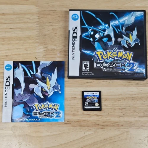 Pokemon Black Version 2 Nintendo  DS AUTHENTIC Complete Box and Manual TESTED