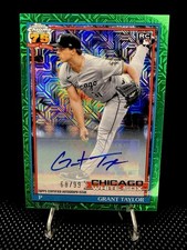 2026 Topps Silver Pack Mojo Grant Taylor #91C-28 Auto Green Refractor /99