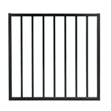 Pro Series 3 Ft. X 2.6 Ft. Black Steel Fence Gate