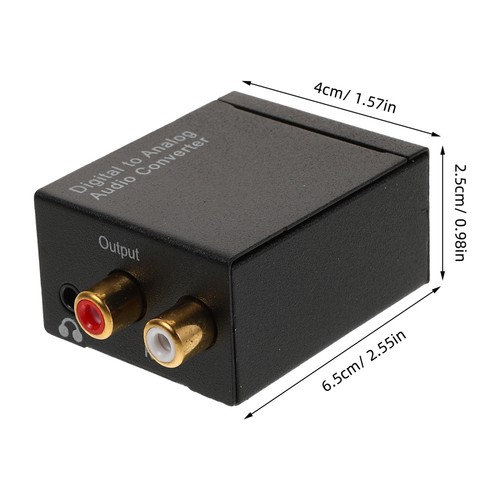 Audiokonverter Optisch Auf 3,5 Mm Klinkenadapter Analoger Audioadapter - Bild 9 von 12