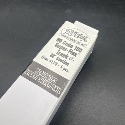 Atlas 178 HO Scale Code 100 36'' Super-Flex Track (5 Pack)