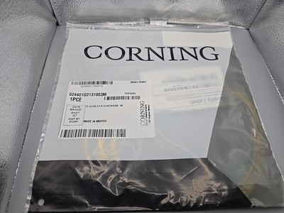 Lot Of 8 New Corning Fiber Optic Cable Assembly 1F SM Ultra Zip R LCUDUP/LUCDUP 