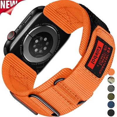 Rugged Nylon Sport Strap Band for Apple Watch 11 10 9 8 7 6 SE 40-49mm Ultra 3 2