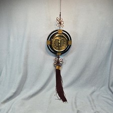 Korean English 10 Commandments 11" Brass Medallion Wall Art Religious