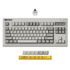 R3 Retro Wireless Mechanical Keyboard, 80 TKL Hot Swappable RGB Tactile Supe...