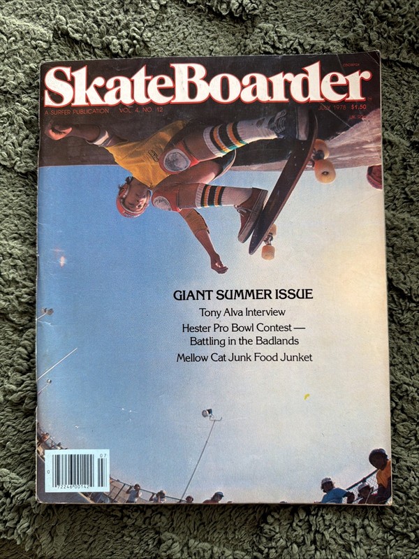 SkateBoarder Magazine July 1978 Vol 4 No 12 Tony Alva Interview Skateboarding